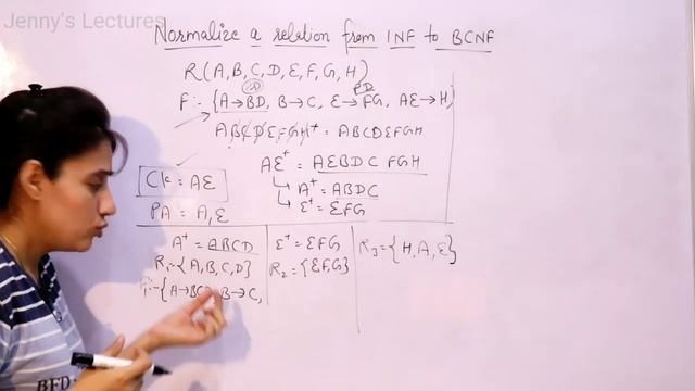 Lec 24: How to Normalize a Relation Table in DBMS | with example смотреть онлайн