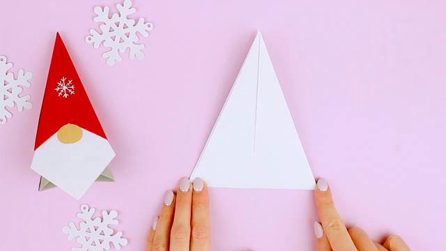 ОРИГАМИ Новогодние ГНОМЫ из бумаги | DIY Новый год | Origami Christmas Gnome смотреть онлайн