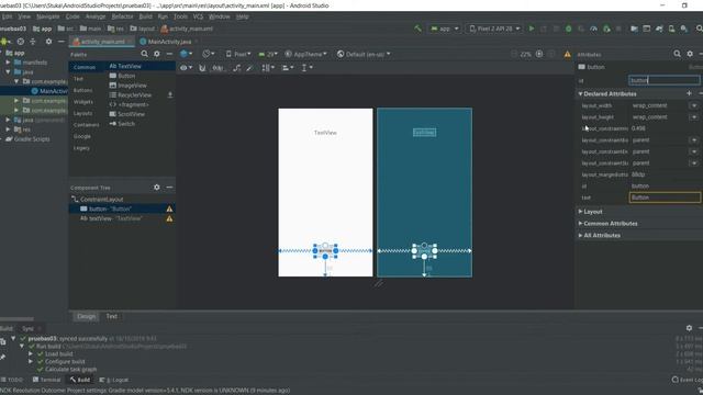 AS - Cambiar texto boton y label con boton смотреть онлайн