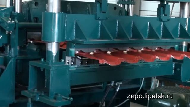 Линия для производства металлочерепицы Финера (7 м_мин) + 3D рез смотреть онлайн