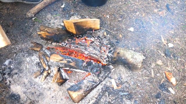 Кулеш на костре в казане (Millet porridge with meat) смотреть онлайн