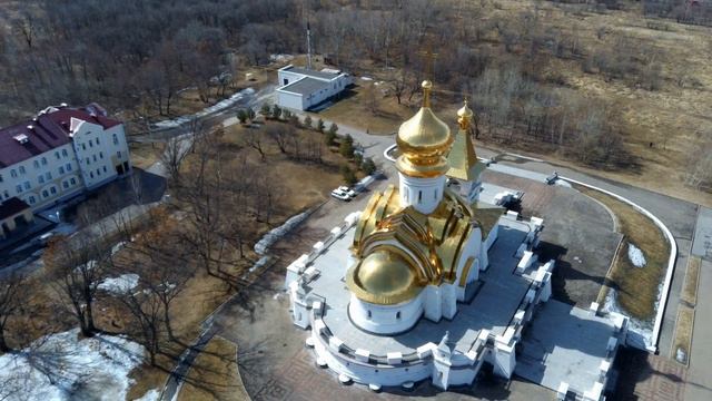 Хабаровск.  Храм Серафима Саровского.  The Far East. Severny Park. Church Of Seraphim Of Sarov.
