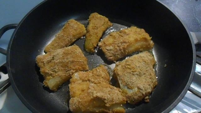 Нежный и сочный МИНТАЙ! Филе минтая, жареное в панировке. смотреть онлайн