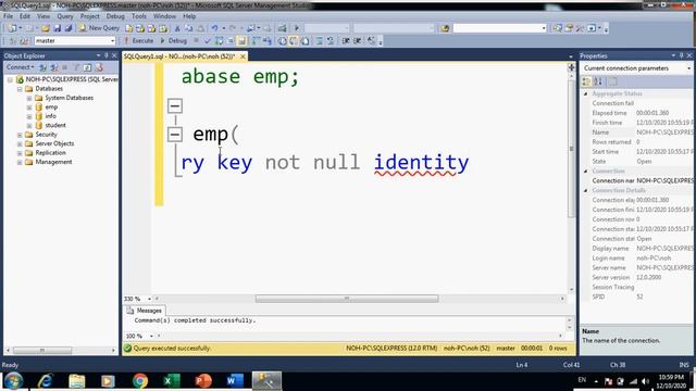 21- create table with columns in SQL language using coding смотреть онлайн