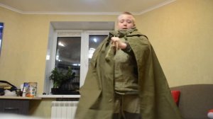 как пользоватЬся плащ палаткой (ссср)