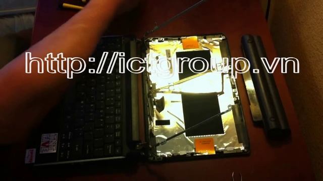 Thay tháo sửa lắp màn hình Acer Aspire ONE NAV50 LCD screen replacement fix assembly guide смотреть онлайн