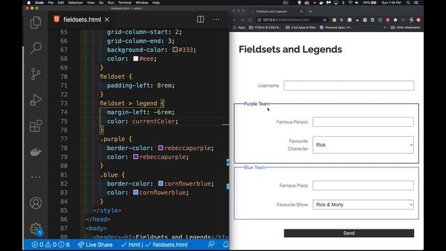 Fieldsets and Legends in HTML and CSS смотреть онлайн