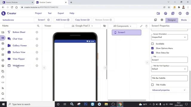 Tutorial Simple Android - Membuat Webview Tanpa Coding di Kodular смотреть онлайн
