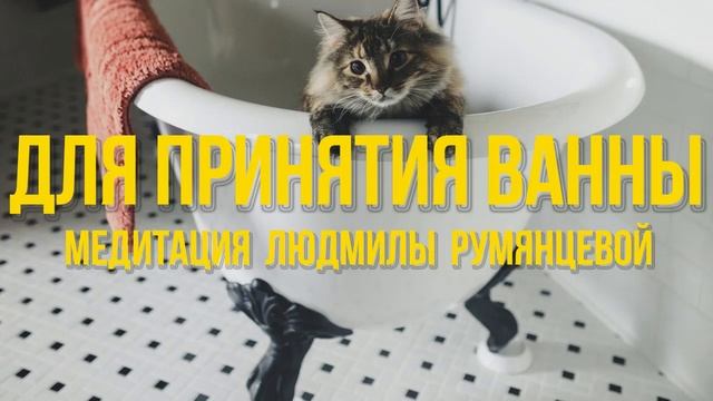 Медитация Людмилы Румянцевой «Для принятия ванны» смотреть онлайн