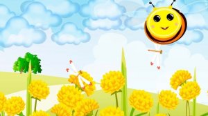Веселая Песенка про Пчелку, ??? Лохматая, усатая Пчёлка полосатая