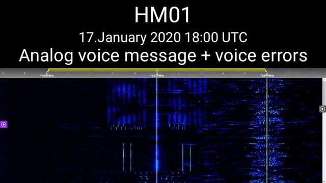 [Voice errors] HM01 number station 17.January 2021 18:00 UTC смотреть онлайн