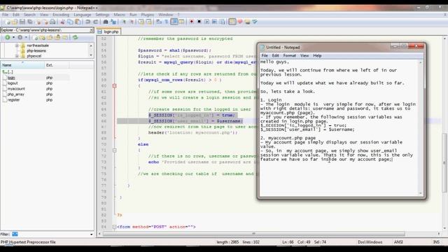 PHP Web Developer updates for Lesson 1 and Lesson 2! смотреть онлайн