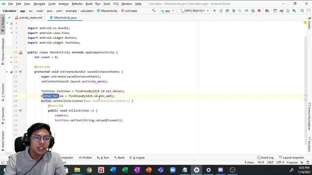 toast and calculator android studio смотреть онлайн