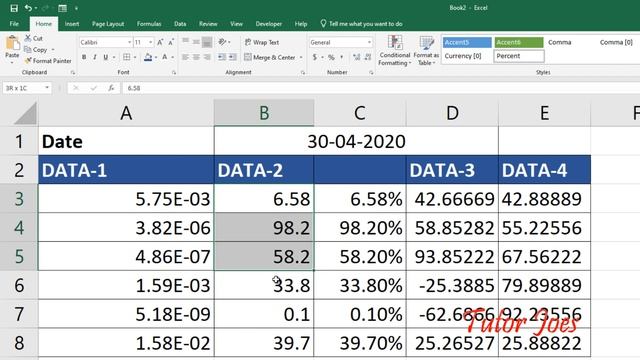 Number and Cell Formats in Excel | Home Menu Microsoft Office Excel in Tamil | Part -3 смотреть онлайн
