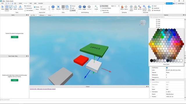 Roblox Studio Beginners Guide - Quick start Game! смотреть онлайн