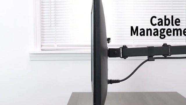 STAND-V100B Single Monitor Desk Mount by VIVO смотреть онлайн