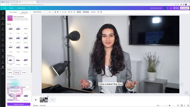 AGREGA y PERSONALIZA SUBTÍTULOS en Canva ?️ con Animación de Escritura смотреть онлайн