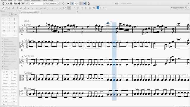 52 little works. Week #48. Aria for oboe and strings in A minor. смотреть онлайн