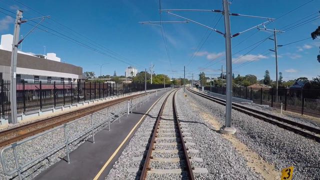 Transperth Train Drivers View - Perth To Claremont And Return - Real Time