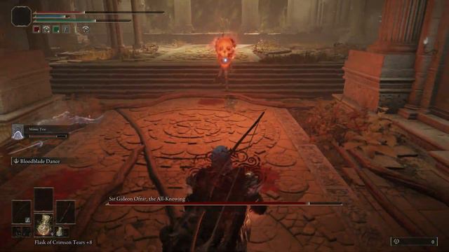 Elden Ring - Sir Gideon Ofnir Boss Fight - Bleed Build Eleonora's Poleblade смотреть онлайн