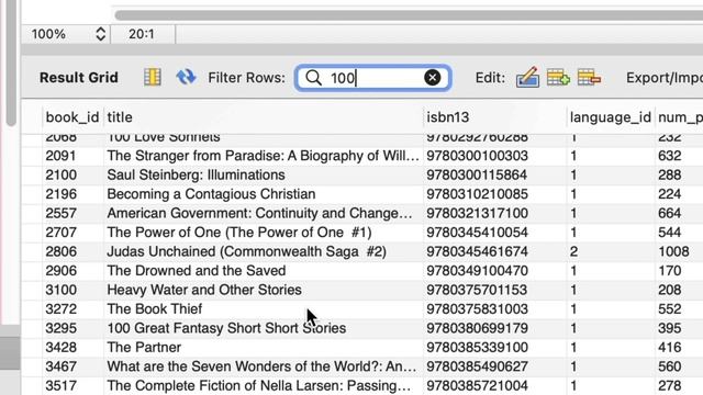 Run Query, See Results - Then Filter? (MySQL Workbench) смотреть онлайн