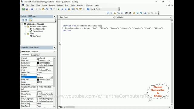 Count Number Of Selected Items In A ListBox VBA Userform смотреть онлайн