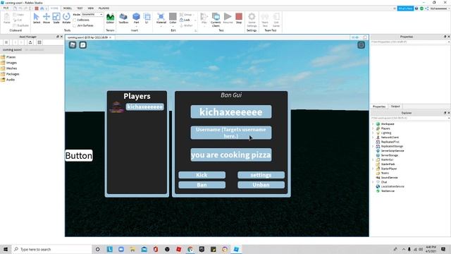 Roblox Studio Banned system | Roblox Studio Free Model смотреть онлайн