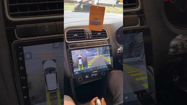 Android player + 360 camera for Volkswagen polo смотреть онлайн