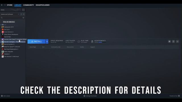 FREE STEAM  ACCOUNT WITH CYBERPUNK,RDR2,MK11,FARCRY 6