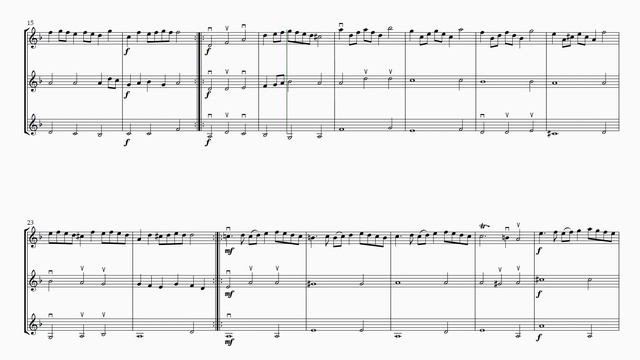 RONDEAU From Abdelazer Suite (Violin Trio) - Henry Purcell