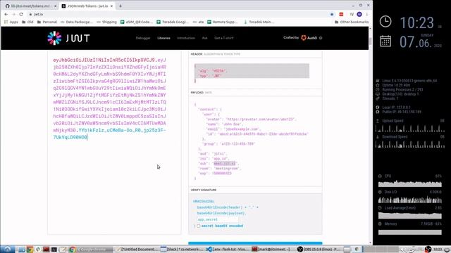 Jitsi Meet Token(JTW) Authentication смотреть онлайн