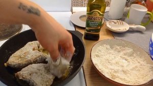 зубатка жаренная на сковороде. Ну такое.