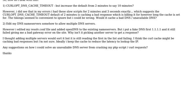 DevOps & SysAdmins: DNS failure crashing web site - CURL requests смотреть онлайн