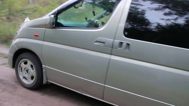 Nissan Elgrand E51 4WD поездка к реке