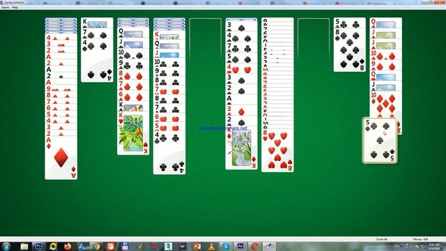 Spider Solitaire 4 suits 058 смотреть онлайн
