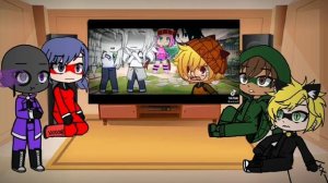 реакция леди баг и супер кота на наруто