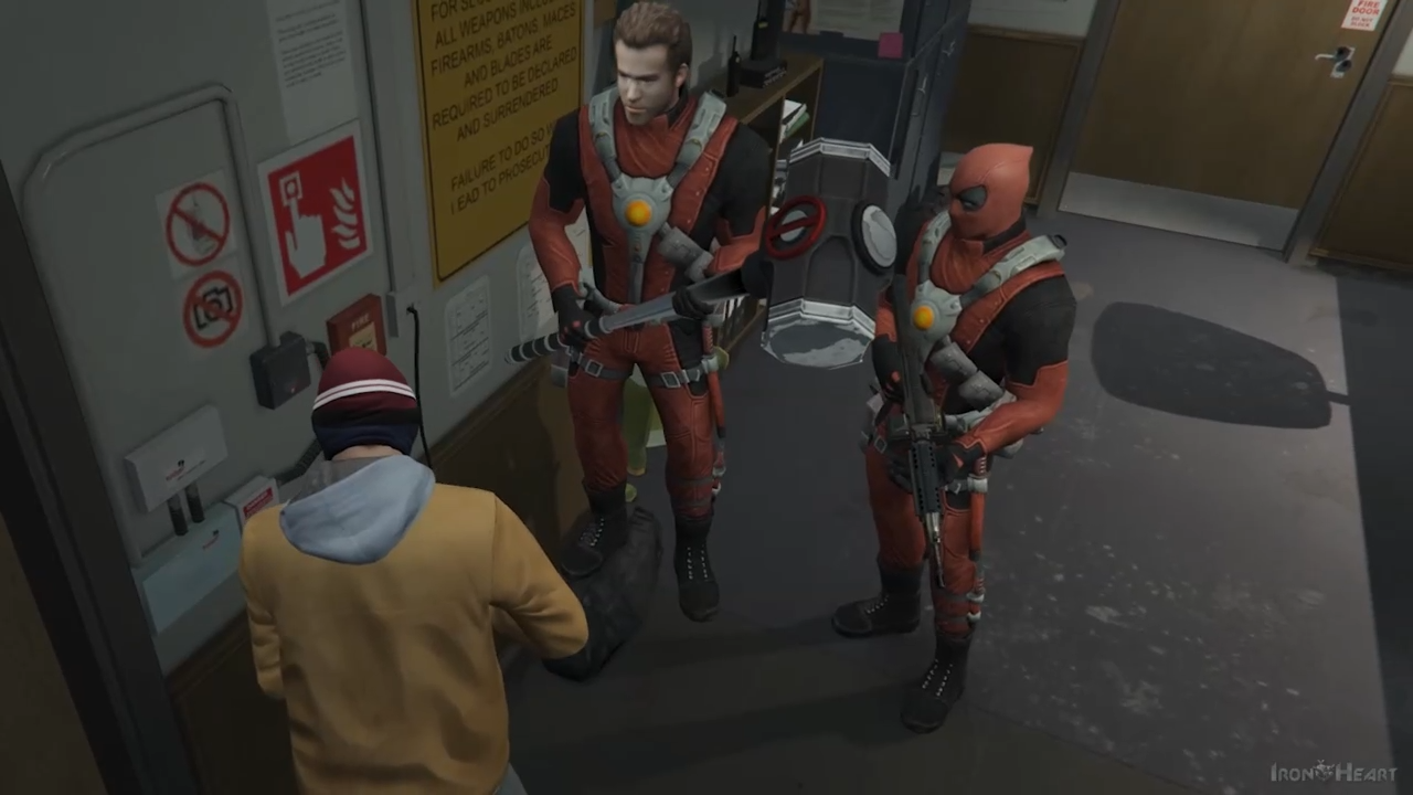 КАК ДЭДПУЛ ГРАБИТ СЕВЕРНЫЙ ЯНКТОН ПРОВИНЦИИ ЛЮДЕНДОРФ! ОБЗОР МОДОВ GTA V MODS ONLINE ГТА 5 МОДЫ смотреть онлайн