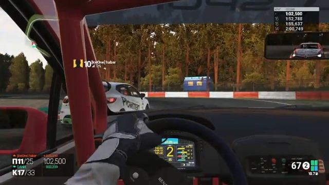 pCARS Zolder Renault Clio IV RS Cup WMDA R#2 13/08/2015 смотреть онлайн