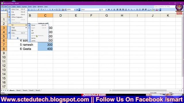 Edit menu in Microsoft Excel 2003 all option in hindi | Ms office excel Edit menu | Hindi - Part-03 смотреть онлайн