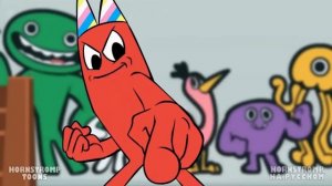 ФАНДОМНАЯ БИТВА В САДУ БАН БАНА! | Garten of Ban Ban/Rainbow Friends - Анимации на русском