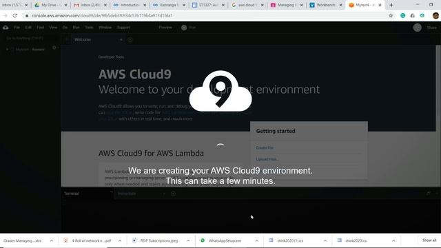 Software application development environment in AWS: Cloud 9 and AWS Lambda смотреть онлайн
