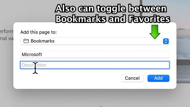 Mac Safari: How To Add Bookmarks & Access