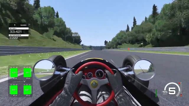 Assetto Corsa - Lotus 25 - Red Bull Ring National 0:59.528 PB - Hotlap - Open Setup смотреть онлайн