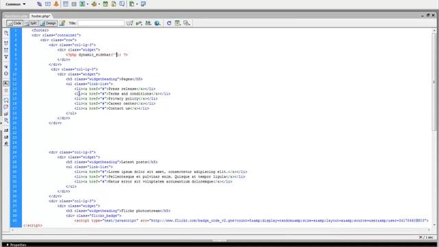 wordpress theme development from scratch || set And Place Footer Widgets смотреть онлайн