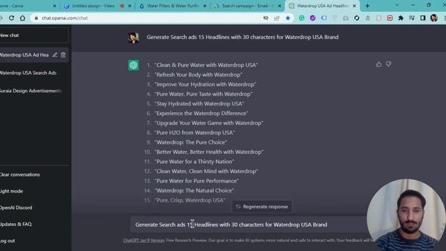 In 30 Seconds, Create a Google Ads Copy using Chat GPT смотреть онлайн