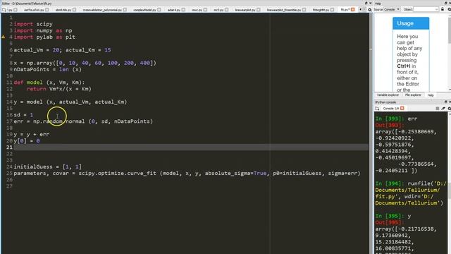 Fitting a Michaelis-Menten Equation using Python смотреть онлайн