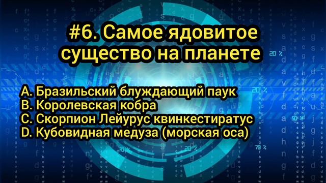 10 Интересных фактов. Блиц тест смотреть онлайн