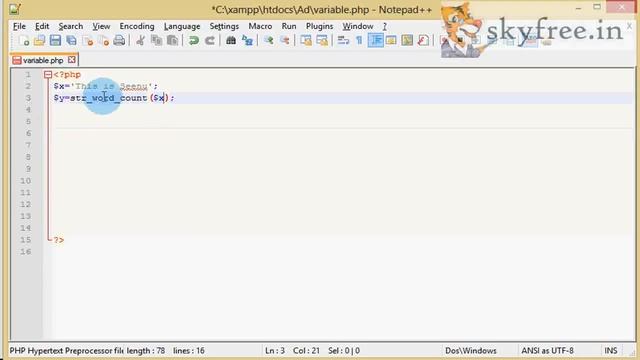 PHP Advanced Tutorial in Tamil 3 String Functions Part 1 смотреть онлайн