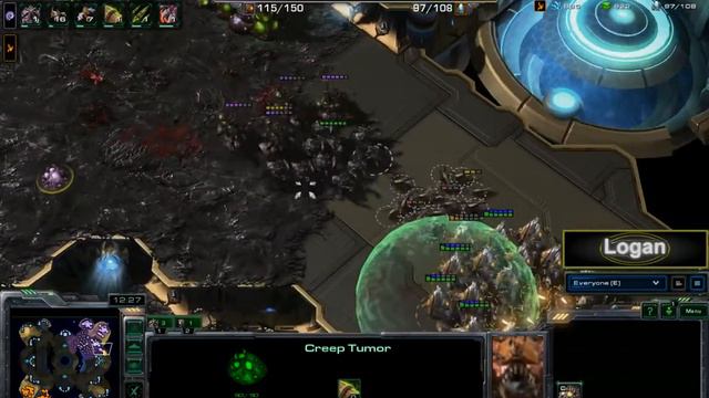 ocnLogan Community StarCraft Event #3: MSL Code A Grand Finals Uncia vs Stefanovich Game 1 смотреть онлайн