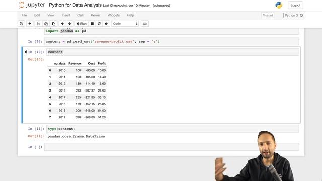 Python for Data Analysis Tutorial - Setup, Read File & First Chart смотреть онлайн
